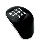 Ford Transit V363 vites kol şeması siyah zemin beyaz rakamlı 6 ileri vites topuzu kapağı 2014-2018